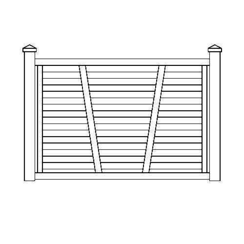 Portail coulissant aluminium blaina - 454_0