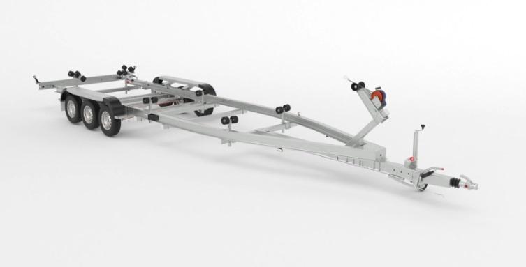Remorque bateaux & jet ski - 9,20 M - 3500 KG - YACHT 3500/3 T FULL ALUMINIUM_0