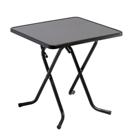 TABLE DE TERRASSE PLIABLE LAURA ANTHRACITE 60 X 60 CM