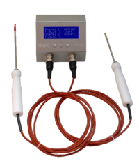 Thermomètre étalon portable LDT200 - Mesure de -200°C à +800°C avec sondes Pt100 et écran en temps réel_0