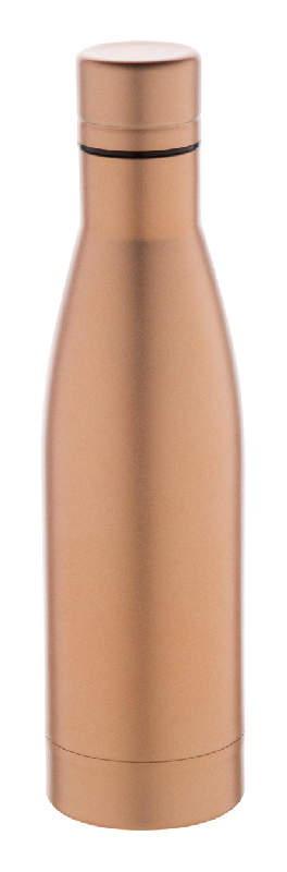 Thermos isolante en cuivre - double paroi inox - 500 ml - couleur dorée_0