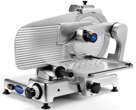 Trancheur vertical à courroie 300 mm - Spécial salaisons - Modèle Boston - Aluminium et lame concave forgée_0