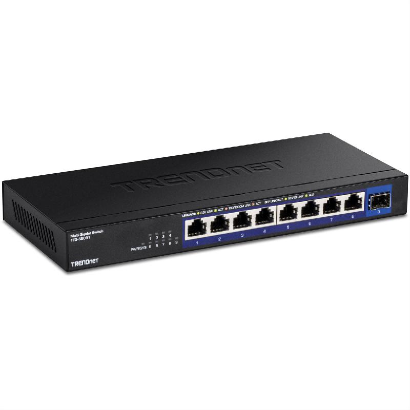 TRENDnet TEG-S5091 Switch 2,5G à 9 ports non administrable, avec port SFP+ 10G_0