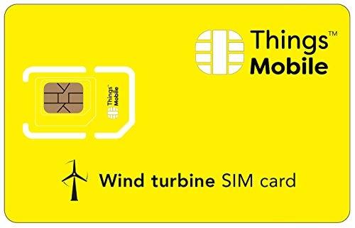 CARTE SIM ÉOLIENNE -THINGS MOBILE - AVEC COUVERTURE MONDIALE ET RÉSEAU_0