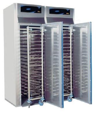 Armoire chauffante démontable à chariot GN 1/1 - Température +63°C - 2000 L - 2 portes - Simple accès_0