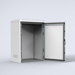 Armoires électriques industrielles au sol - Eldon EKOM12066 - Aluminium 1200x600x600 mm - Protection IP66 IK10_0