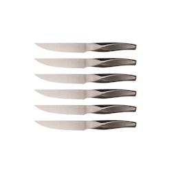 Bjorn Couteaux à steak LARUS - 6 pièces - gris 3701488307816_0