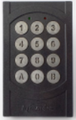Clavier codé mini 12 touches rétro-éclairées - pose en saillie - zamak - compatible HBOXECO-MINI-CL_0