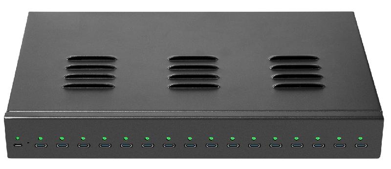 Concentrateur de charge USB-C 1000W à 16 ports - noir_0