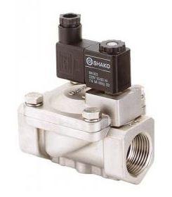 Électrovanne inox F/F - 3000X - membrane assistée VITON 110V, normalement fermée, pour fluides alimentaires ou chimiques compatibles_0