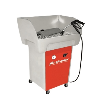 Fontaine de dégraissage mobile - type 600 SR - basse pression à chaud avec réservoir 55L et recyclage d'eau_0