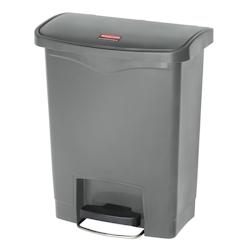 Helloshop26 - Rubbermaid Poubelle à pédale Slim Jim 30 L gris 02_0044420 - 3000220145007_0
