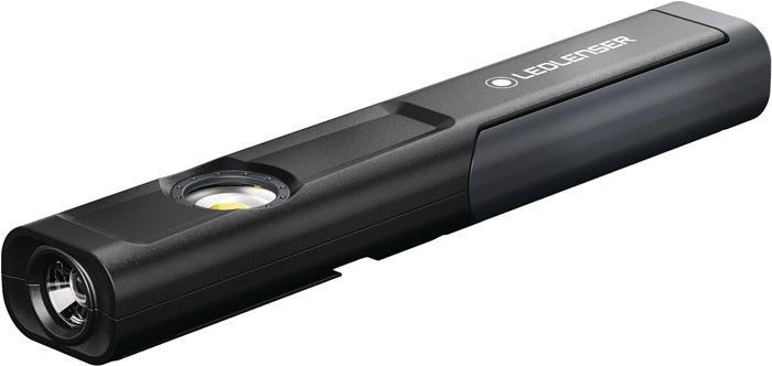 Lampe de poche à LED iW4R - 150/75 lm - rechargeable - LEDLENSER avec support flexible et double source de lumière_0