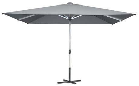 PARASOL CENTRÉ DELUXE GRIS 4 X 4 M