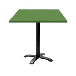 Restootab - Table 70x70cm - modèle Bazila vert - vert TB-BZ4-7070M-VERT.LI_0