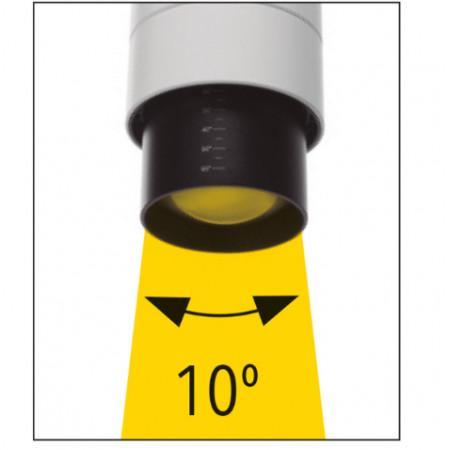 Spot sur rail Enigma LED COB 35W - 4000K - Noir - Angle réglable de 10° à 60° - Indeluz_0