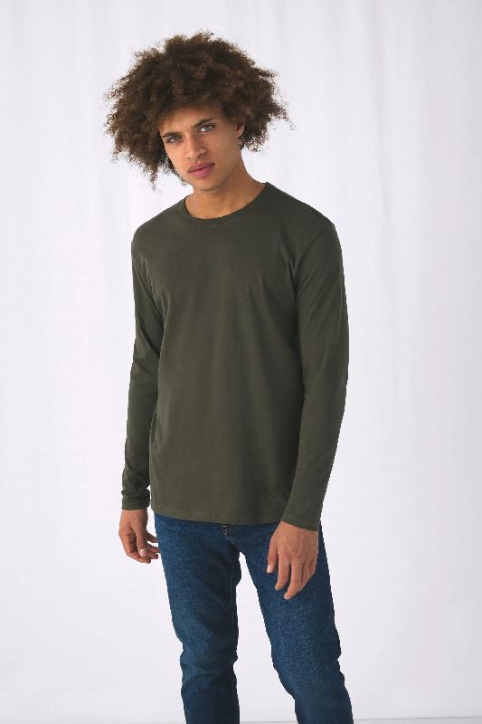 T-shirt manches longues homme E150 - B&C - 100% coton pré-rétréci ring-spun - Réf: CGTU05T_0