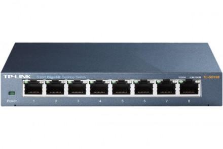 TP-LINK TL-SG108 SWITCH METAL 8 PORTS GIGABIT_0