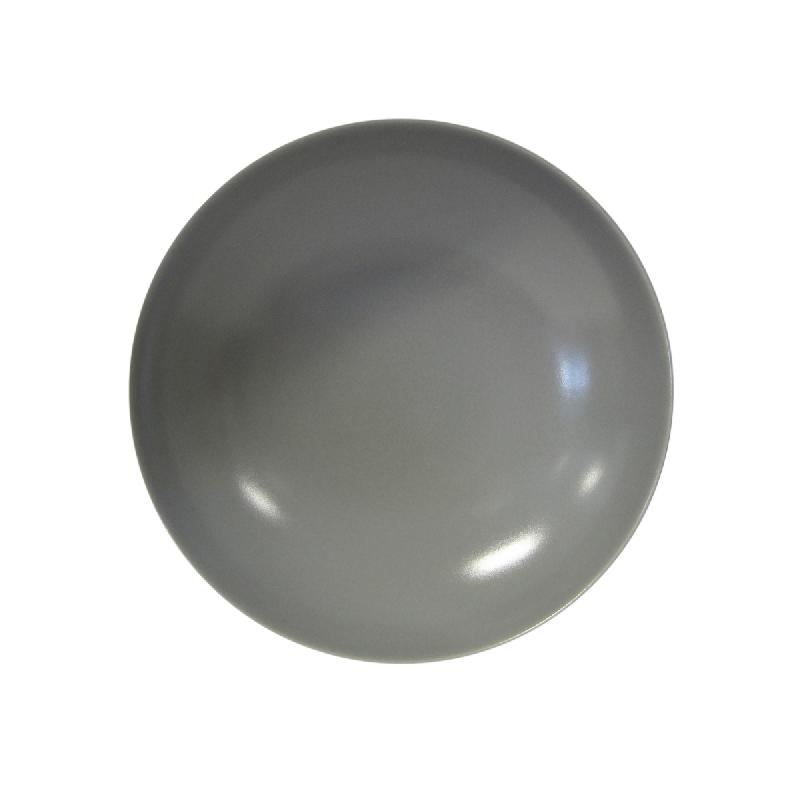 ASSIETTE COUPE CREUSE ROND GRIS GRÈS Ø 21 CM ERA PRO.MUNDI