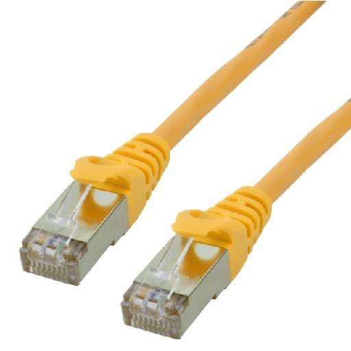 Câble réseau RJ45 Cat6 F/UTP (FTP) 10m - Jaune - MCL Samar - Mâle/Mâle_0