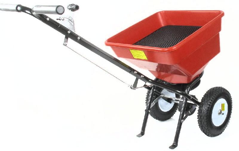 Épandeur centrifuge à engrais - Débit réglable - Cuve 25L, 10 kg - Référence 713201_0