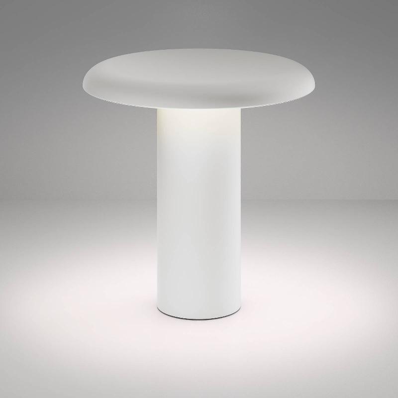 ARTEMIDE TAKKU LAMPE DE TABLE LED AVEC BATTERIE, BLANC