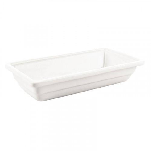 BAC GASTRONORM GN 1/3 HAUTEUR 65 MM EN PORCELAINE OLYMPIA