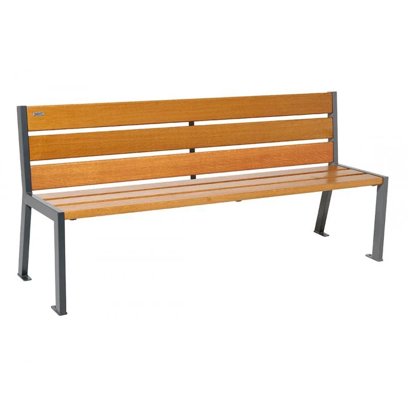 Banc bois et acier Silaos®6 lames_0