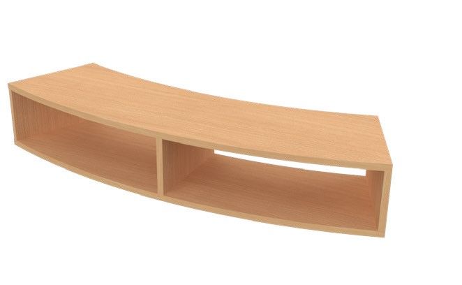 Banc théâtre - Réf. P.THB - L1200mm x H variable x P306mm - Pour crèche et collectivité_0