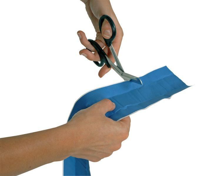 BANDE DE PANSEMENT À DÉCOUPER BLEUE DÉTECTABLE