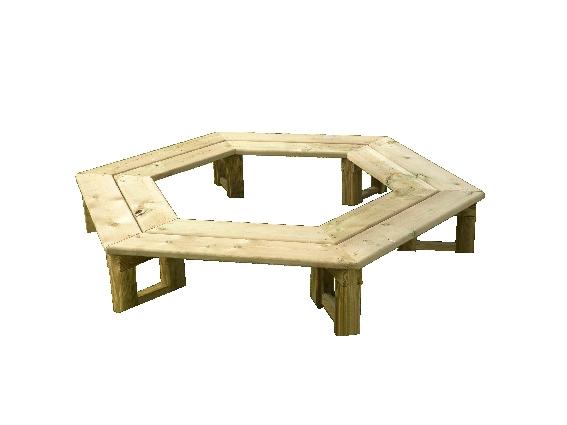 BANQUETTE TOUR D\'ARBRE POUR ENFANTS - SANS DOSSIER - MANUTAN COLLECTIVITÉS