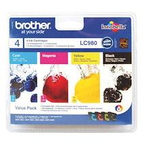 BROTHER LC980 PACK DE 4 COULEURS