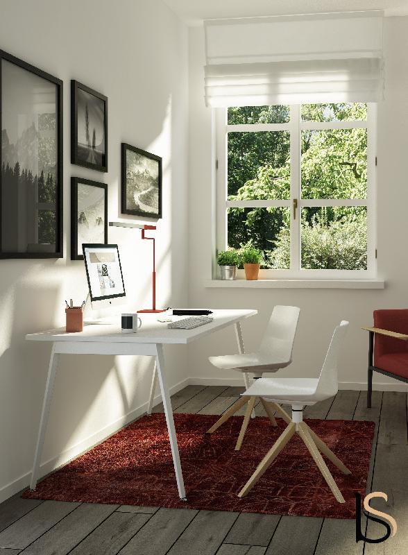 Bureau droit X3 - Officity - 120, Anthracite, Noyer canaletto_0