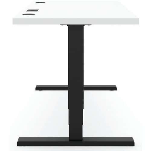 BUREAU PREMIUM RÉGLABLE ELEMENTS SOLID 1800 - BLANC - ARGENT - ACTIFORCE
