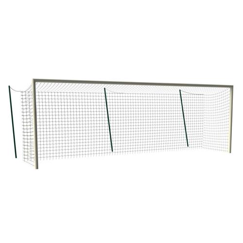 PAIRE DE BUTS DE FOOT À 11 - GES - ARENA À SCELLER EN ALUMINIUM OVOÏDE