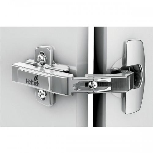 CHARNIÈRE 50/65° POUR PORTES PLIANTES D'ANGLE 9930 - DESIGN SENSYS - FIX E45 APX10 HETTICH