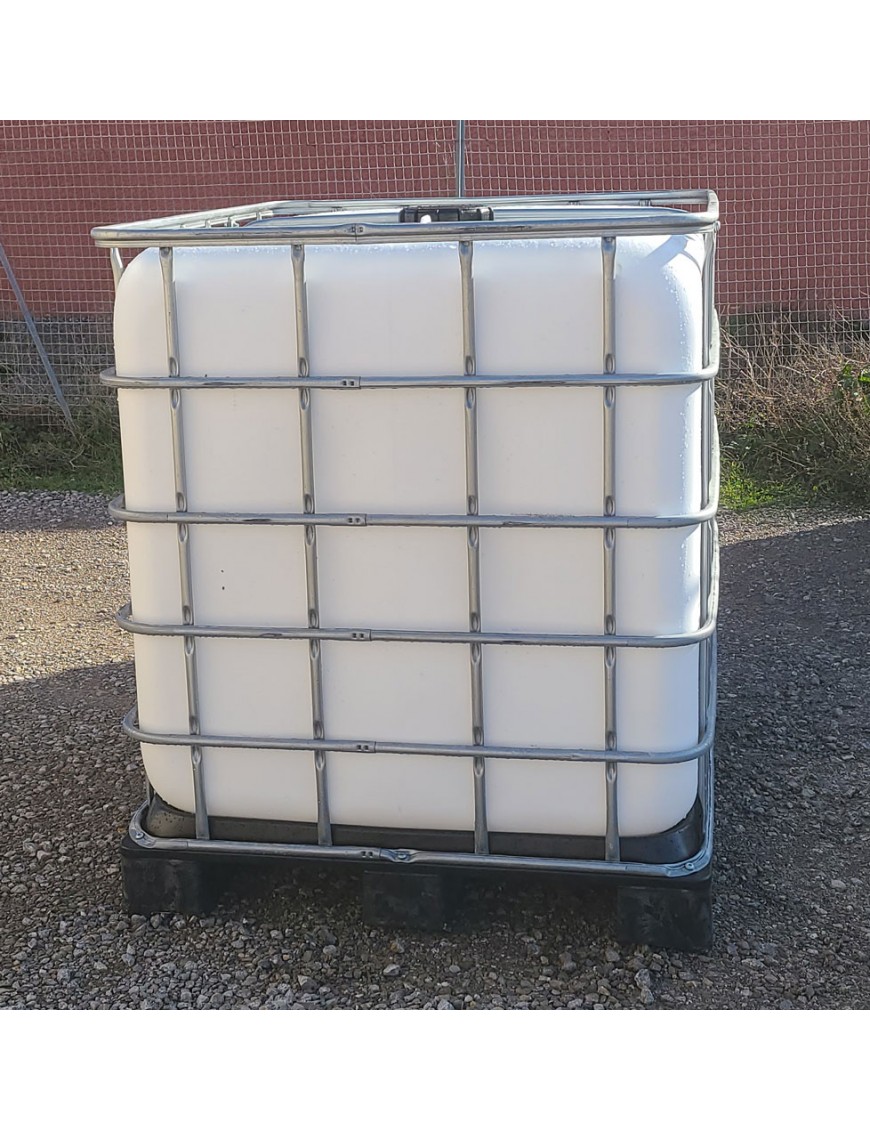 Citerne 1000 L rénovée - Blanche opaque - Non alimentaire - Référence C1000PB/RE_0