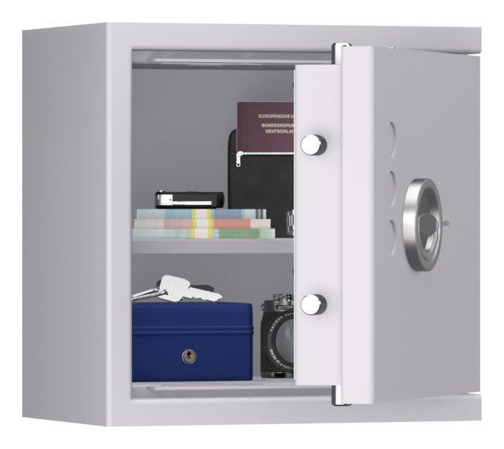 Coffre-fort FORMAT Lyra 1 Classe 0 - Anti-effraction certifié EN 1143-1 - Serrure à combinaison mécanique / Gris clair RAL 7035_0