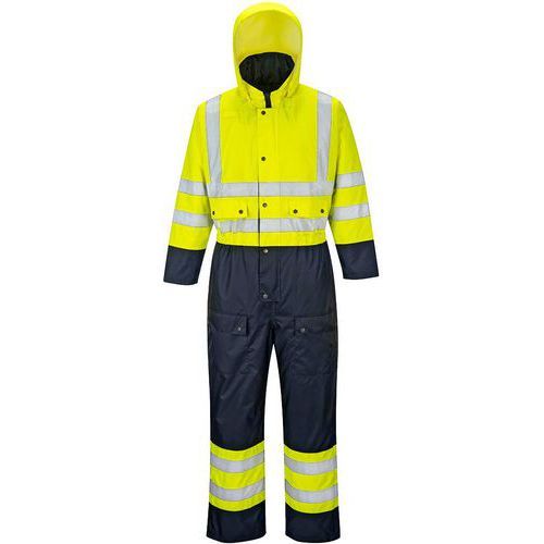 COMBINAISON HAUTE-VISIBILITÉ CONTRAST S485 BLEU/JAUNE 4XL - PORTWEST