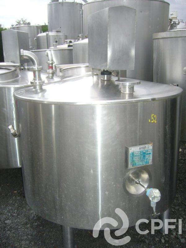 Cuve Serap 600 L - CUV046 - Année 1996 - Agitation Bi-pale et Tri-pâle - Isolation totale_0