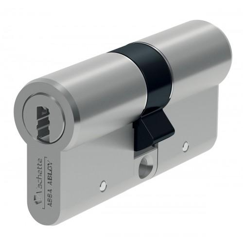 CYLINDRE DOUBLE VARIÉS HAUTE SÉCURITÉ RADIAL-R - CLÉS RÉVERSIBLES - 32,5 X 32,5 - 3 CLÉS VACHETTE
