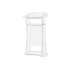 Edimeta Pupitre conférence premium cristal - transparent plastique 4909_0