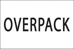 Étiquette IATA OVERPACK - rouleau de 1000 étiquettes adhésives - format 10x15cm - colle permanente_0