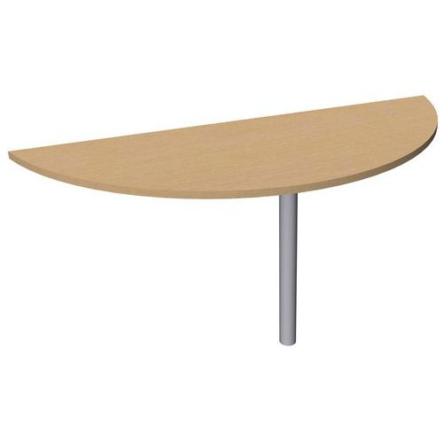 EXTENSIONS 1/2 LUNE 163 CM HÊTRE/ALU - MANUTAN EXPERT