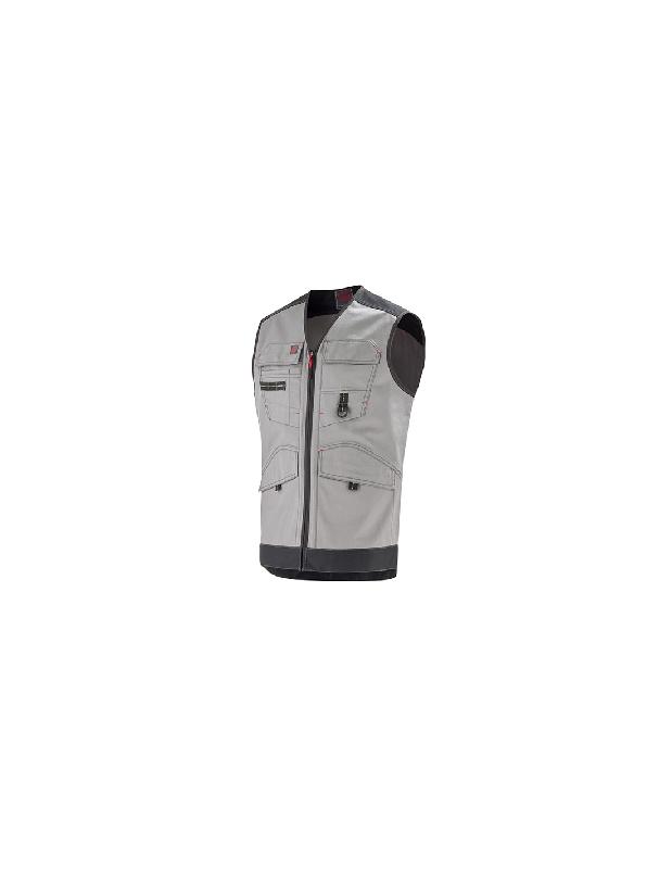 GILET DE TRAVAIL TROWEL SANS MANCHES 9ATTUP GRIS/NOIR T2 - LAFONT - LA-9ATTUP-887-2