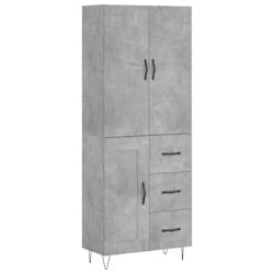 Helloshop26 - Buffet bahut commode armoire meuble de rangement organisateur cuisine salle de séjour salon haut 69,5 x 34 x 180 cm 02_0034645 - 300021_0