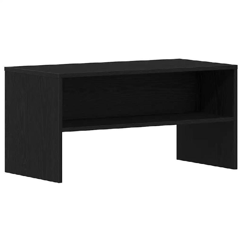Helloshop26 - Meuble TV rectangulaire fonctionnel salon rangement 80 x 40 x 40 cm en bois d'ingénierie noir 02_0051860 - noir Bois massif 30002371278_0