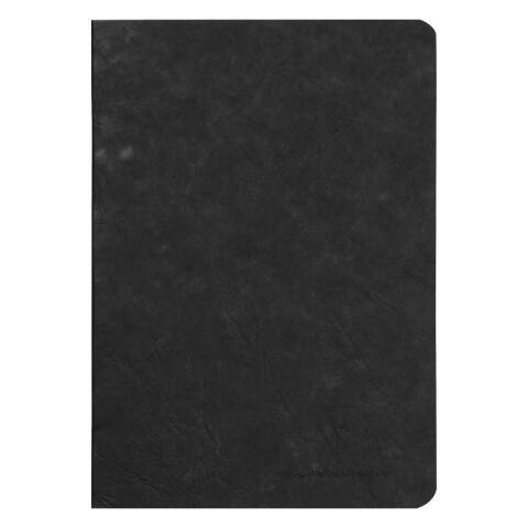 LOT DE 5 - CAHIER PIQUÉ AGE BAG A5 96 PAGES UNI - NOIR