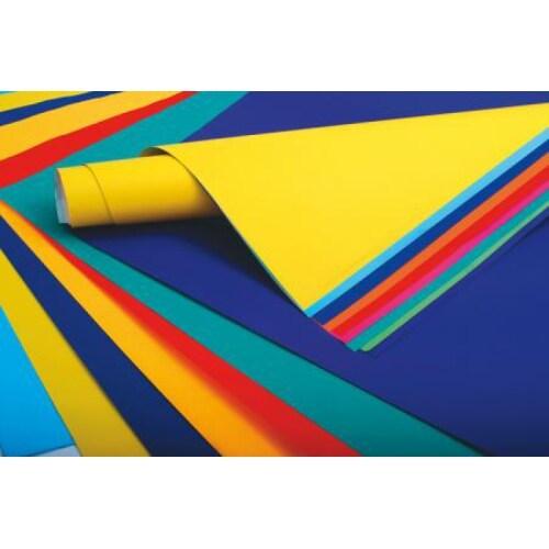 Maildor Paquet filmé de 50 feuilles de papier Affiche, 90 g/m², 0,60m x 0,80m, coloris assortis - 3329680938005_0