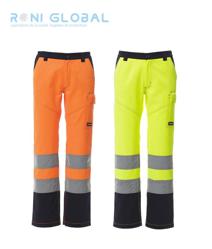 Pantalon de sécurité haute visibilité femme multi-saison - 6 poches - Class 3 - Charter Lady Payper - coton et polyester_0